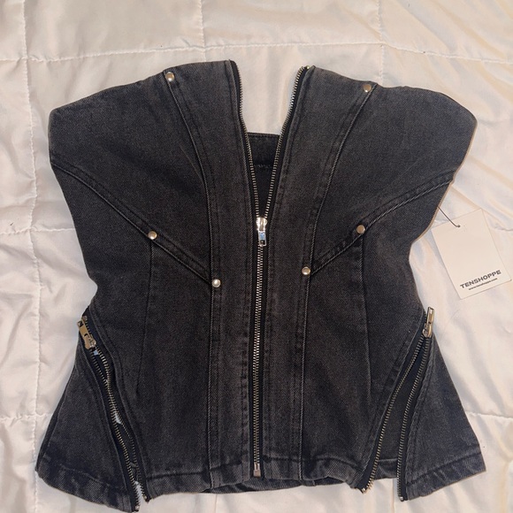 Tenshoppe jean corset NWT - Picture 3 of 3